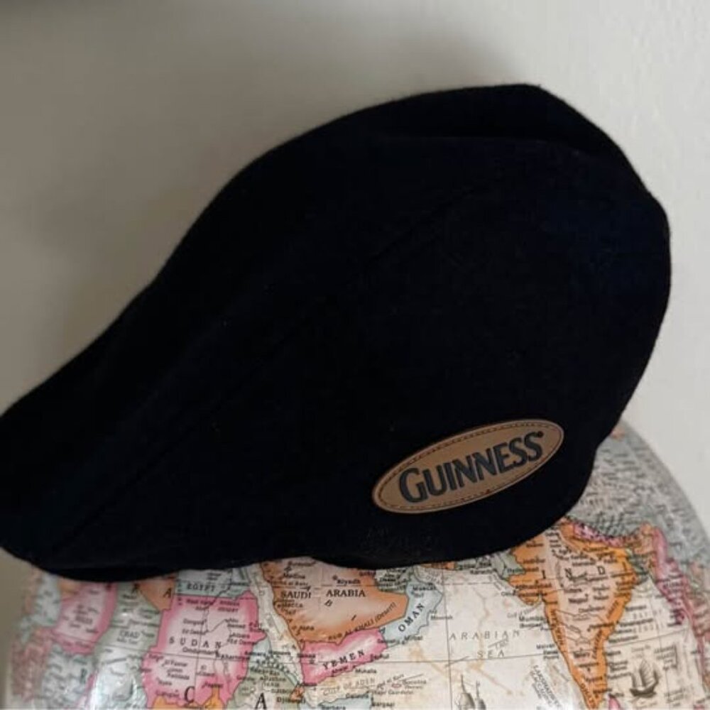 Authentic Guinness flat hat.  OS Black NWOT